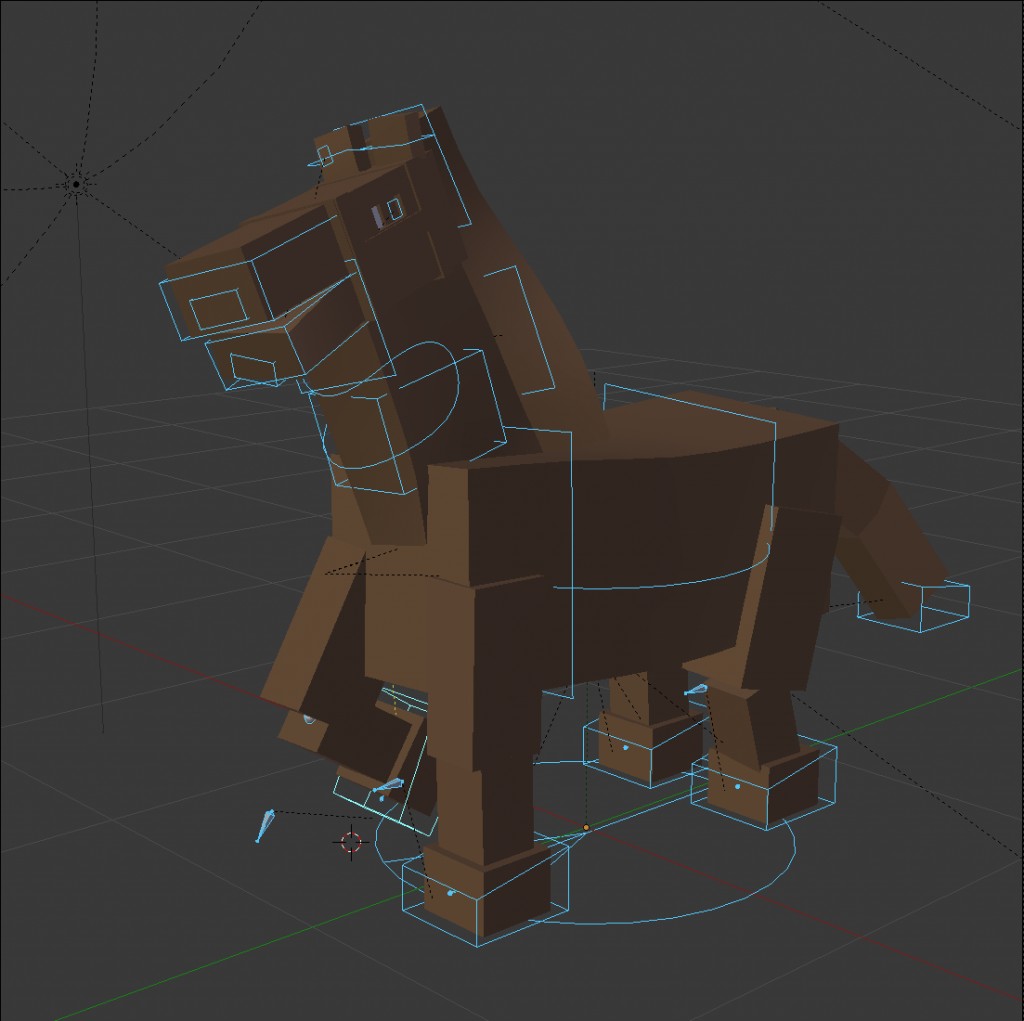 Horse Minecraft Rig preview image 3